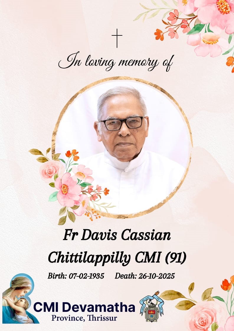 Rev. Fr Davis Cassian Chittilappilly CMI 